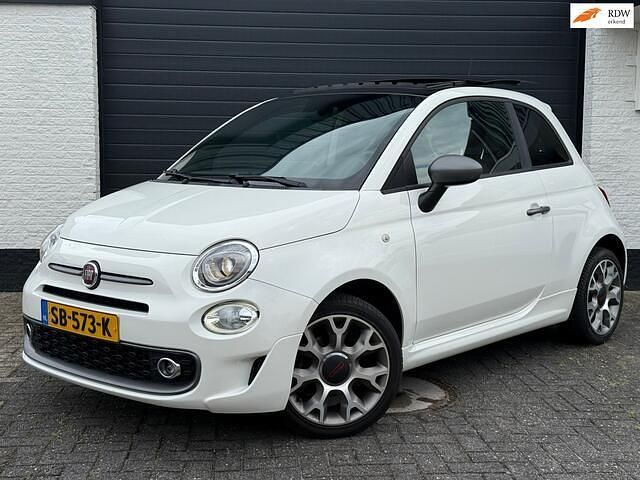 Wit Gebruikt 2017 Fiat 500 Lounge Coupé | € 10.450 (Duur) - Afbeelding 1/4