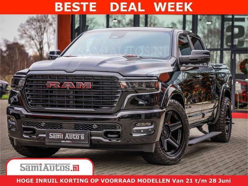 Zwart Nieuw 2024 Dodge Ram Pickup | € 83.950 (Iets duurder) - Afbeelding 1/4