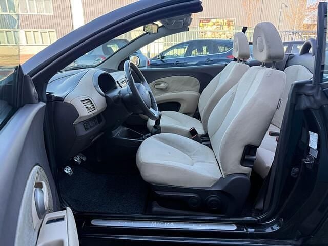 Occasion Nissan Micra C+C Tekna 88 PK (64 kW) 2008 Zwart Cabriolet
