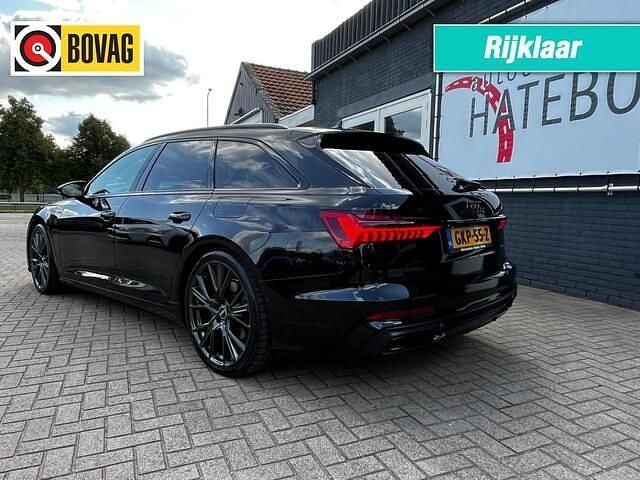 Zwart Gebruikt 2021 Audi A6 S-Line Stationwagen | € 48.450 (Eerlijke prijs) - Afbeelding 1/4