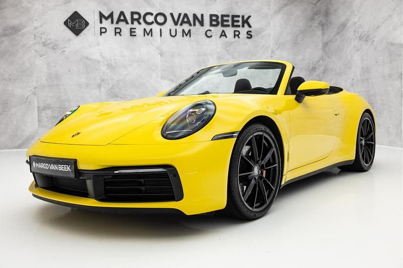 Geel Gebruikt 2019 Porsche 911 Carrera 4S Cabriolet Chrono Cabriolet | € 149.850 (Goede deal) - Afbeelding 1/4