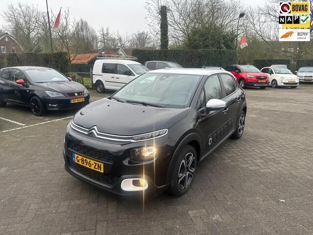 Zwart Gebruikt 2020 Citroën C3 Feel Hatchback | € 9.950 (Goede deal) - Afbeelding 1/4