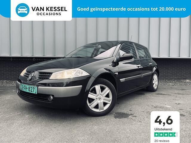 Zwart Occasion 2004 Renault Mégane II Expression Hatchback | € 2.850 (Iets duurder) - Afbeelding 1/4