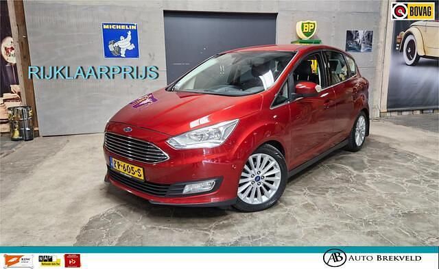 Rood Gebruikt 2016 Ford C-MAX Titanium MPV | € 6.950 (Eerlijke prijs) - Afbeelding 1/4