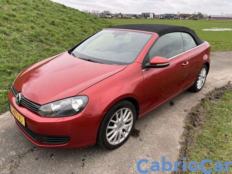 Rood Gebruikt 2012 VW Golf Cabriolet Cabriolet | € 8.950 (Eerlijke prijs) - Afbeelding 1/4