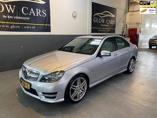 Grijs Gebruikt 2012 Mercedes C350 Elegance Sedan | € 13.950 (Eerlijke prijs) - Afbeelding 1/4