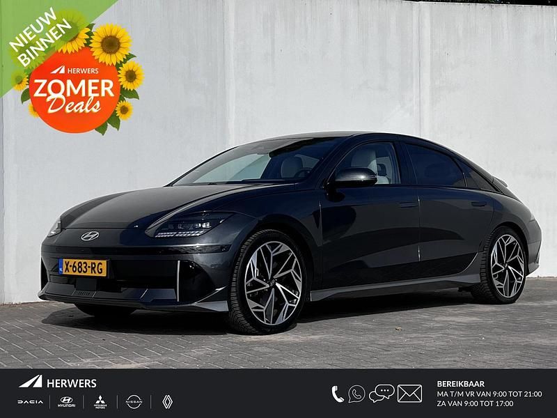 Grijs Gebruikt 2024 Hyundai Ioniq 6 Sedan | € 35.885 (Eerlijke prijs) - Afbeelding 1/4