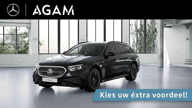 Zwart Nieuw 2025 Mercedes E300 Sport Edition Stationwagen | € 80.300 (Goede deal) - Afbeelding 1/3