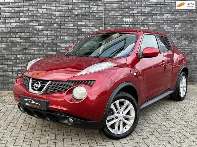 Rood Occasion 2012 Nissan Juke Tekna SUV | € 7.250 (Eerlijke prijs) - Afbeelding 1/4