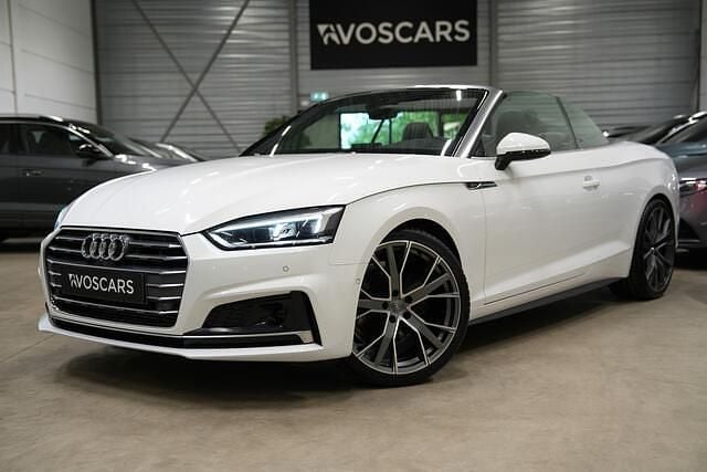 Wit Gebruikt 2019 Audi A5 Cabriolet S-Line Cabriolet | € 36.995 (Eerlijke prijs) - Afbeelding 1/4