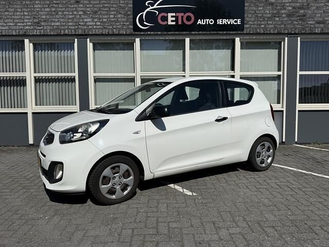 Wit Gebruikt 2013 Kia Picanto Hatchback | € 2.950 (Super prijs) - Afbeelding 1/4