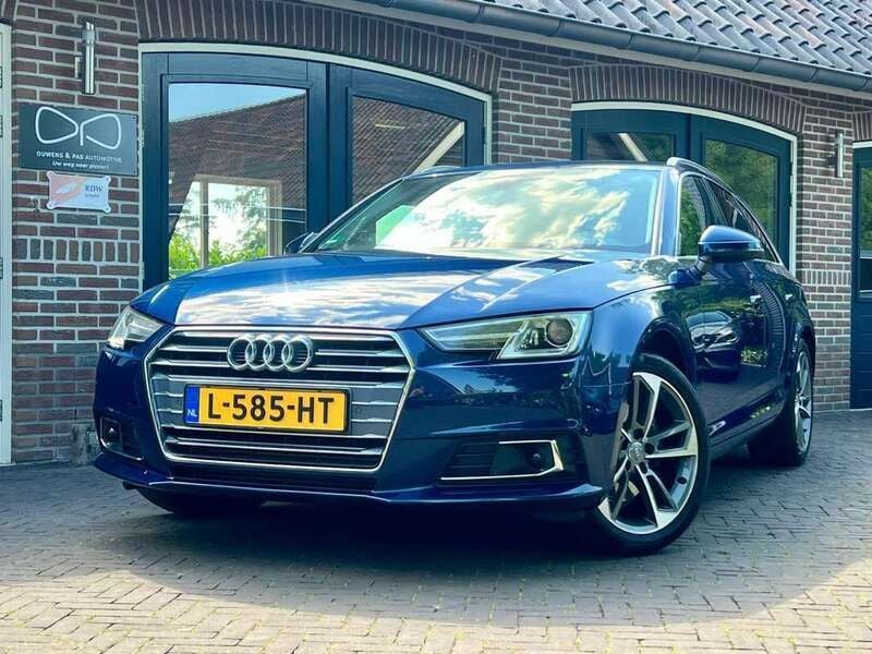 Blauw Gebruikt 2016 Audi A4 Design Stationwagen | € 18.450 (Eerlijke prijs) - Afbeelding 1/4