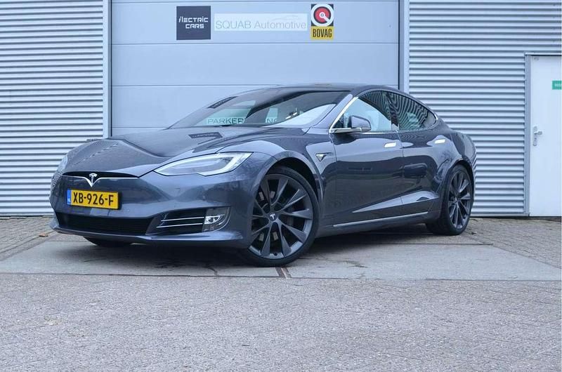 Occasion Tesla Model S 350 kW (476 PK) 2018 Grijs Hatchback
