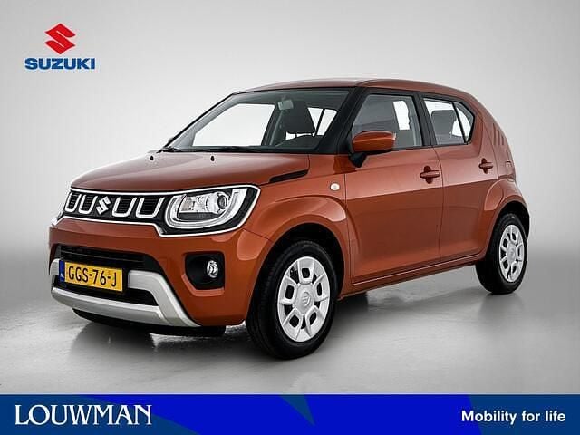 Flame orange pearl metallic (licht oranje metallic) Gebruikt 2024 Suzuki Ignis Comfort Hatchback | € 18.945 (Goede deal) - Afbeelding 1/2