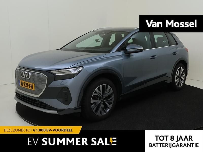 Blauw Gebruikt 2021 Audi Q4 e-tron Advanced Plus SUV | € 25.900 (Iets duurder) - Afbeelding 1/4