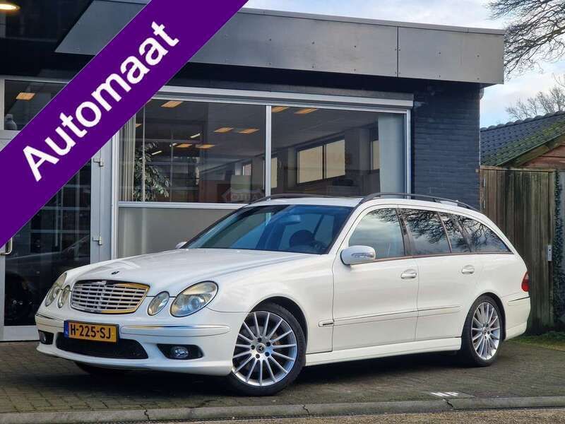 Wit Gebruikt 2004 Mercedes E500 Avantgarde Stationwagen | € 15.995 (Eerlijke prijs) - Afbeelding 1/4