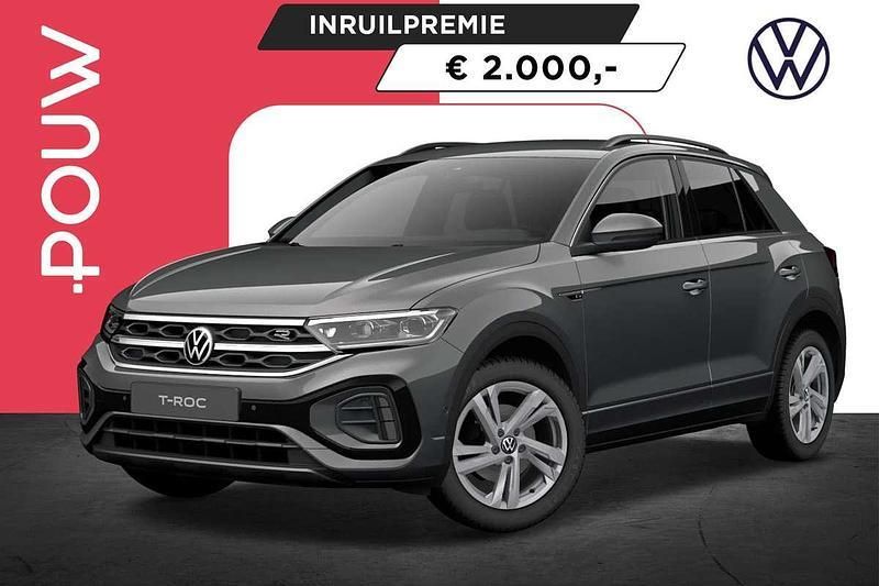 Grijs Nieuw 2024 VW T-Roc R-line Edition SUV | € 46.950 (Eerlijke prijs) - Afbeelding 1/4