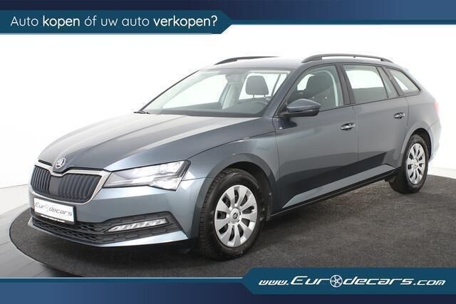 Grijs Gebruikt 2021 Skoda Superb Business Line Stationwagen | € 23.400 (Goede deal) - Afbeelding 1/4