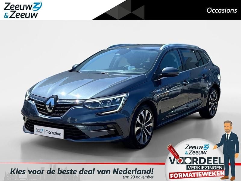 Grijs Gebruikt 2021 Renault Mégane GrandTour Intens Stationwagen | € 20.435 (Eerlijke prijs) - Afbeelding 1/4