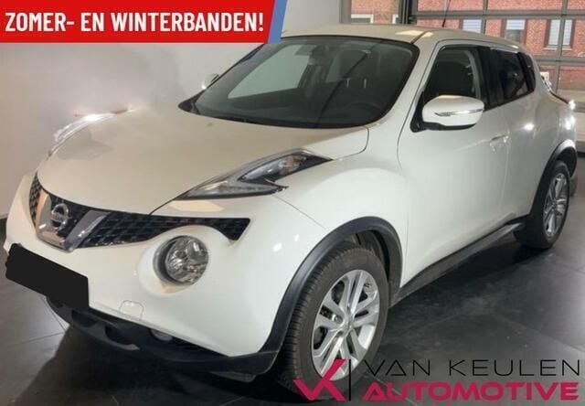 Wit Gebruikt 2014 Nissan Juke Acenta SUV | € 9.899 (Eerlijke prijs) - Afbeelding 1/4