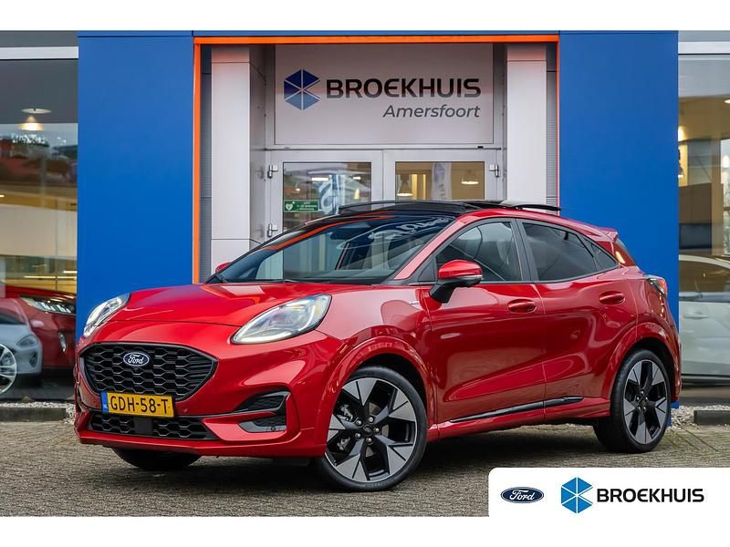 Rood Occasion 2024 Ford Puma ST-Line X SUV | € 27.900 (Iets duurder) - Afbeelding 1/4