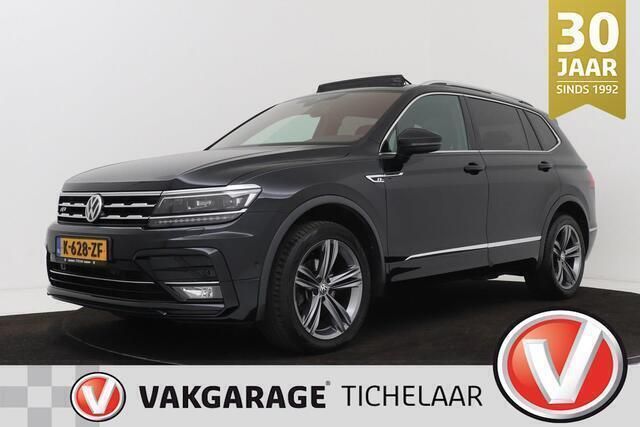 Zwart Gebruikt 2021 VW Tiguan Allspace Highline SUV | € 29.699 (Eerlijke prijs) - Afbeelding 1/4