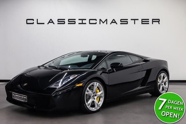 Zwart Gebruikt 2007 Lamborghini Gallardo Coupé | € 99.950 - Afbeelding 1/4