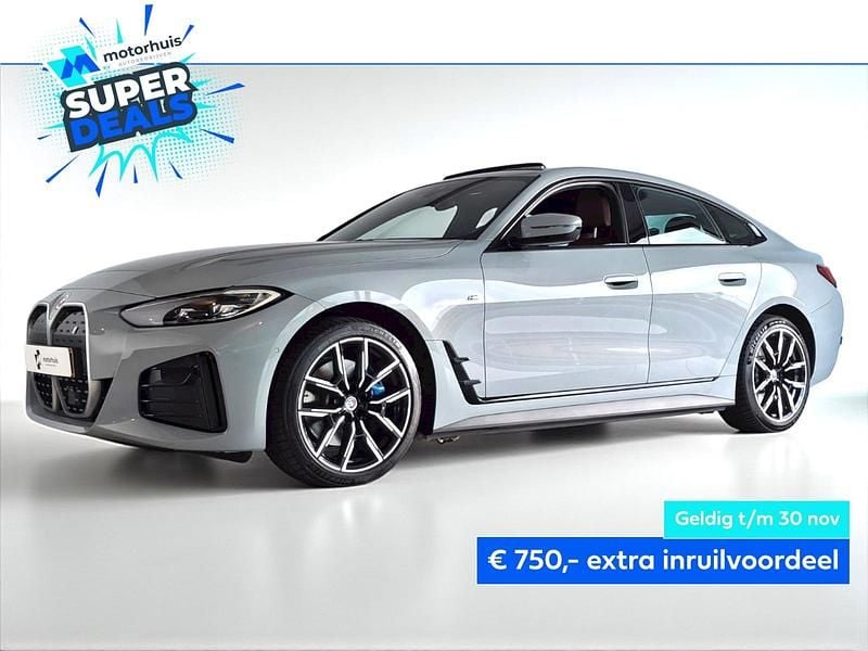 Grijs Gebruikt 2022 BMW i4 Comfort Edition Sedan | € 35.990 - Afbeelding 1/4
