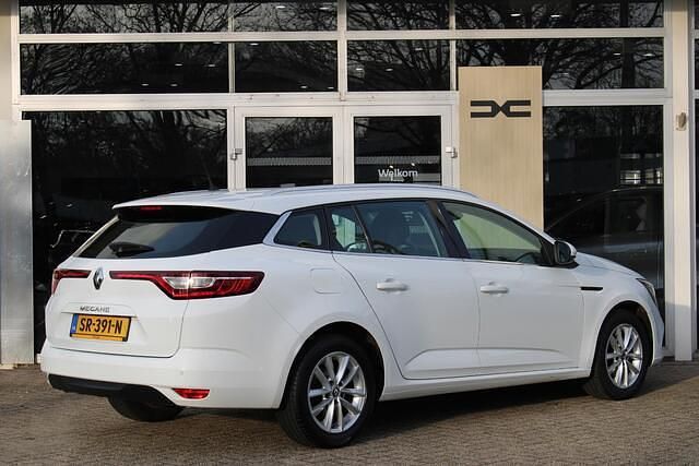 Occasion Renault Mégane GrandTour Zen 131 PK (96 kW) 2017 Ice white bc (ov369) Stationwagen