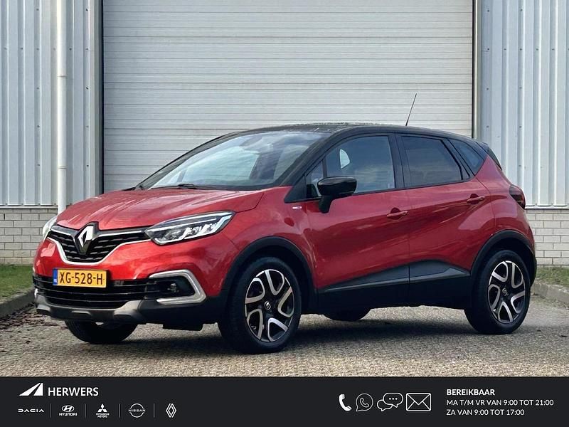 Red black (bixpa) Occasion 2018 Renault Captur Bose Edition SUV | € 11.735 (Eerlijke prijs) - Afbeelding 1/4