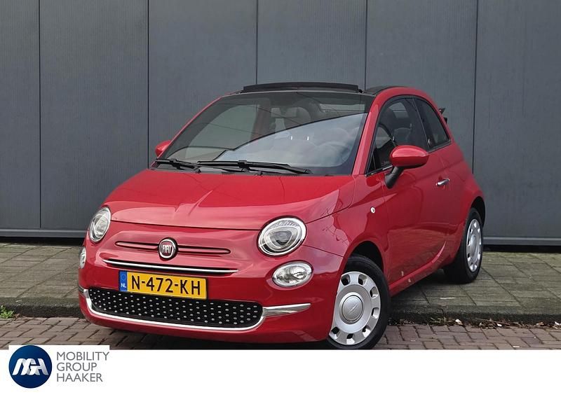 Rood Gebruikt 2021 Fiat 500C Red Cabriolet | € 15.900 (Eerlijke prijs) - Afbeelding 1/4