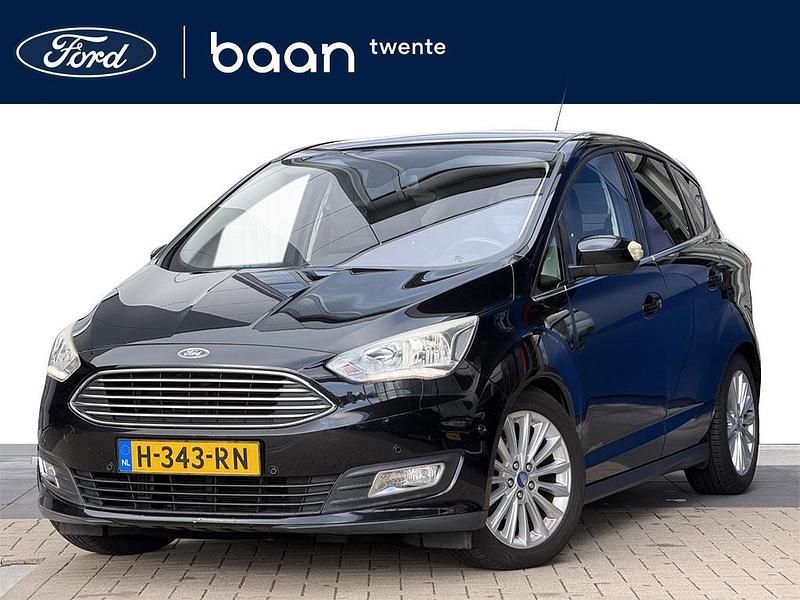 Zwart Gebruikt 2015 Ford C-MAX Titanium MPV | € 9.950 (Iets duurder) - Afbeelding 1/4