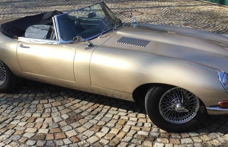 Occasion Jaguar E-Type 269 PK (197 kW) 1967 Goud Cabriolet