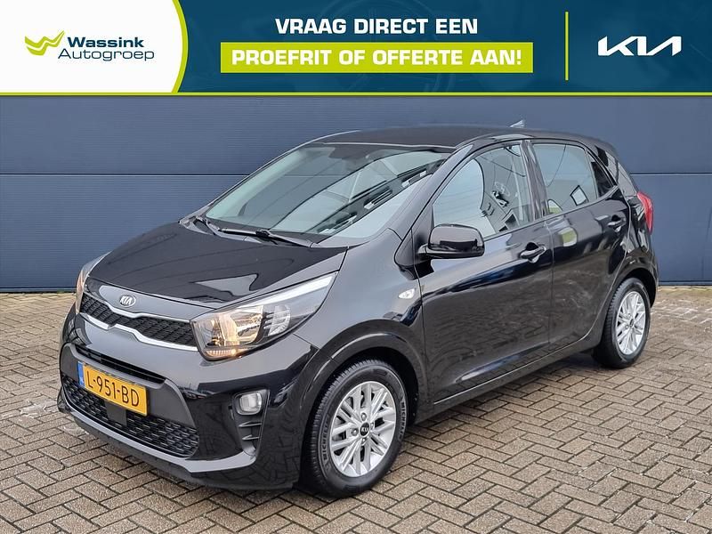Zwart Occasion 2021 Kia Picanto Hatchback | € 11.035 (Super prijs) - Afbeelding 1/4