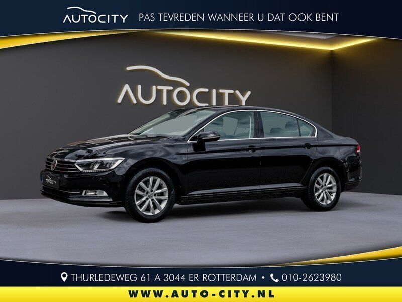 Zwart Gebruikt 2016 VW Passat Comfortline Sedan | € 13.950 (Super prijs) - Afbeelding 1/4