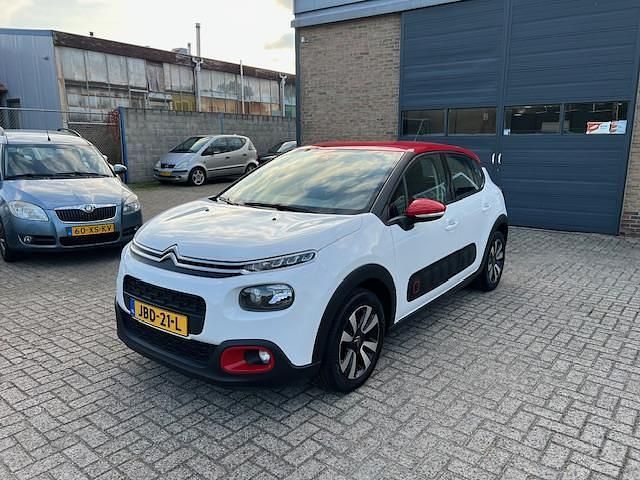 Wit Gebruikt 2018 Citroën C3 PureTech Hatchback | € 8.450 (Eerlijke prijs) - Afbeelding 1/4