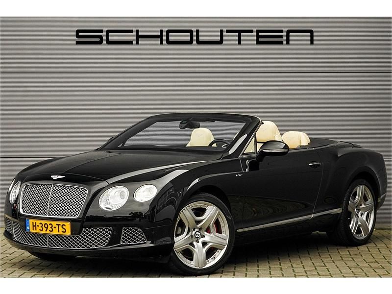 Zwart Gebruikt 2012 Bentley Continental GT Convertible Cabriolet | € 88.900 - Afbeelding 1/3