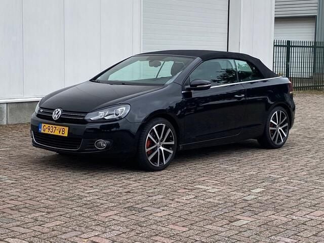 Zwart Gebruikt 2011 VW Golf Cabriolet Cabriolet | € 7.950 (Iets duurder) - Afbeelding 1/4