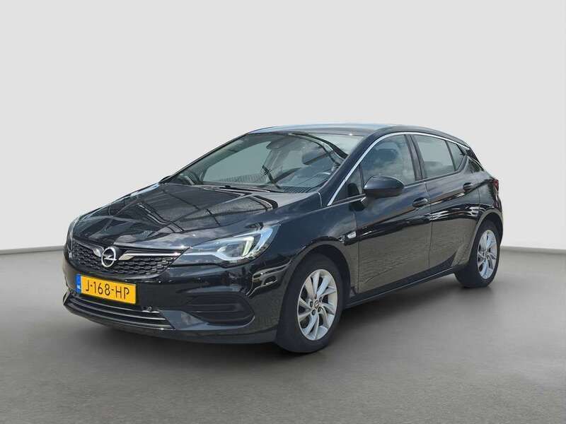 Zwart Gebruikt 2020 Opel Astra Elegance Hatchback | € 15.600 (Eerlijke prijs) - Afbeelding 1/4