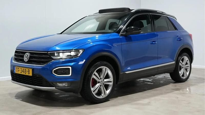 Occasion VW T-Roc Advance 110 PK (80 kW) 2018 Ravenna blue / zwart dak SUV