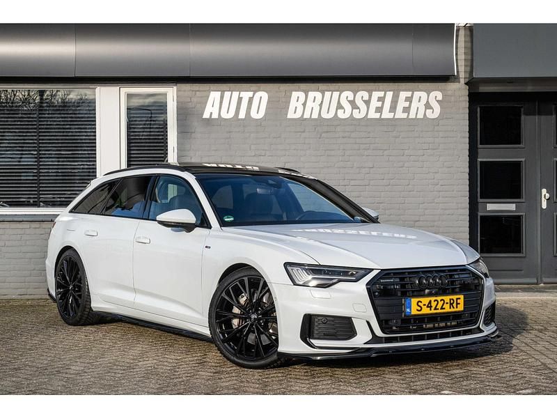 Wit Occasion 2019 Audi A6 Design Stationwagen | € 41.895 (Goede deal) - Afbeelding 1/4