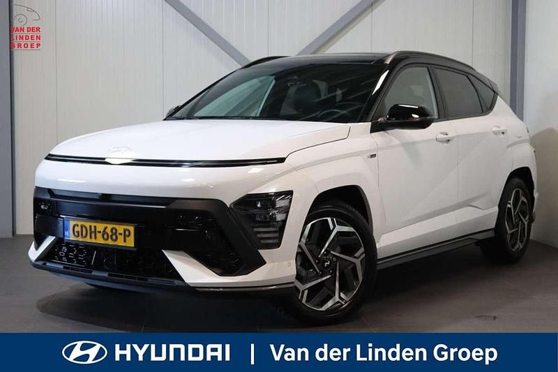 Polarwhite ttb Occasion 2024 Hyundai Kona N Line SUV | € 35.895 (Duur) - Afbeelding 1/4