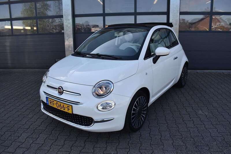Wit Gebruikt 2017 Fiat 500C Lounge Cabriolet | € 11.835 (Eerlijke prijs) - Afbeelding 1/4