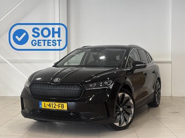 Zwart Gebruikt 2021 Skoda Enyaq iV SUV | € 24.900 (Goede deal) - Afbeelding 1/4
