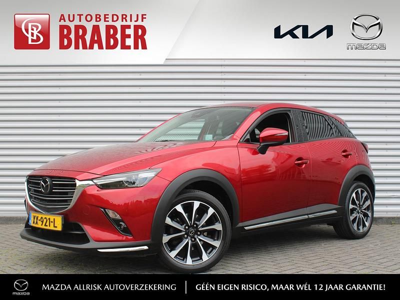 Rood Gebruikt 2019 Mazda CX-3 SUV | € 19.495 (Eerlijke prijs) - Afbeelding 1/4