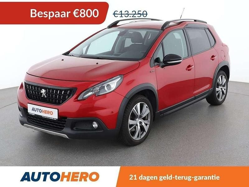 Rood Gebruikt 2019 Peugeot 2008 GT-line SUV | € 12.349 (Super prijs) - Afbeelding 1/3