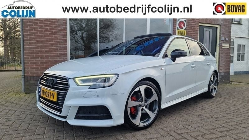 Wit Gebruikt 2018 Audi A3 S-Line Hatchback | € 21.900 (Goede deal) - Afbeelding 1/4