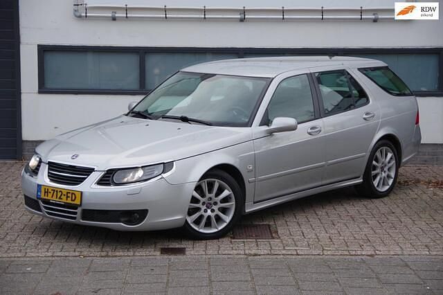 Grijs Gebruikt 2006 Saab 9-5 Aero Stationwagen | € 9.250 (Duur) - Afbeelding 1/4