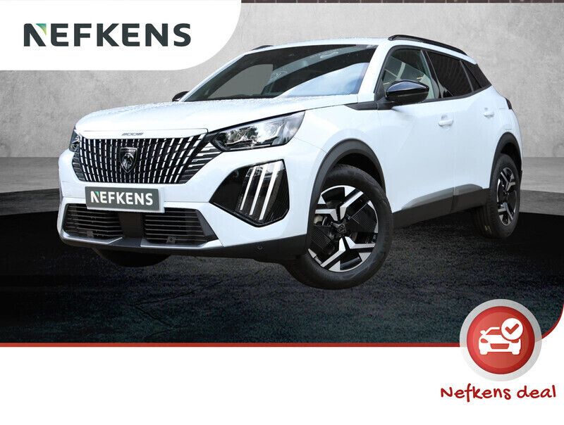 Wit Nieuw 2025 Peugeot 2008 Allure SUV | € 33.080 (Super prijs) - Afbeelding 1/4
