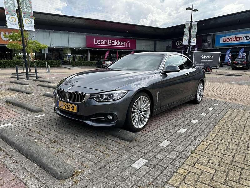 Grijs Gebruikt 2016 BMW 420 Luxury Line Cabriolet | € 18.500 (Goede deal) - Afbeelding 1/4